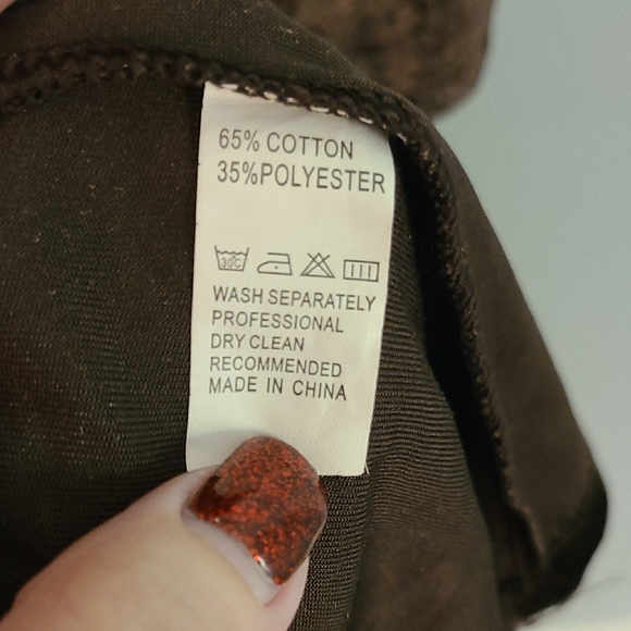 Velvet Brown Long Coat. - Picture 2 of 4